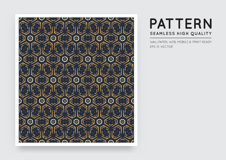 Seamless Vector Arabian Style Abstract Patternのイラスト素材