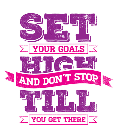 Vector Grunge Concept with Inspiration Phrase for Poster or T-shirt. Creative Motivation Quote.のイラスト素材