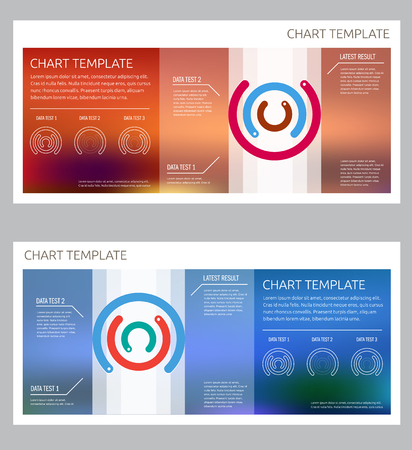 Infographic Vector design interface template design Set. Transparent user interface Minimalistic widget card interfaceのイラスト素材