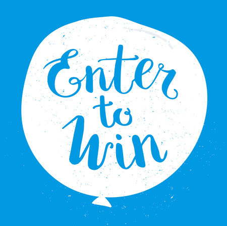 Enter to Win Vector Signのイラスト素材