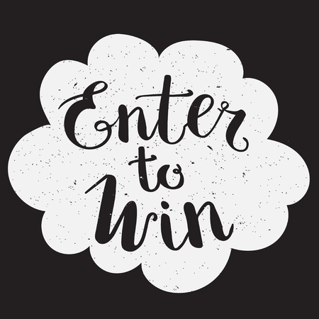 Enter to Win Vector Signのイラスト素材