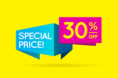 Sale Sign Banner Poster ready for Web and Print. Vector. Super, Mega, Huge Sale with Special Offerのイラスト素材