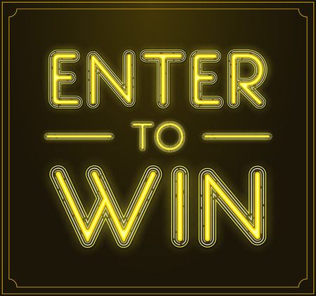 Enter to Win Vector Signのイラスト素材