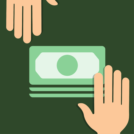 Vector Business or Finance Category Flat Minimal Style Colorful Iconのイラスト素材