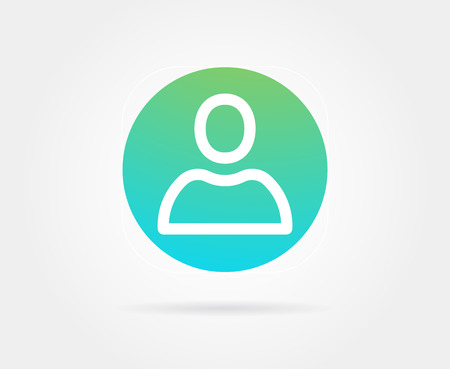 App Icon Template. Vector Gradient Fresh Colorのイラスト素材