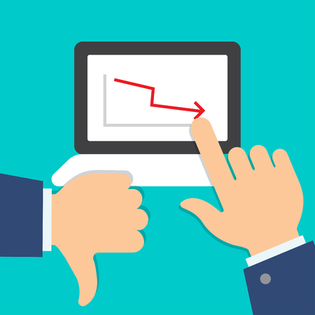 Vector Business or Finance Category Flat Minimal Style Colorful Iconのイラスト素材