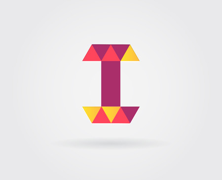 Logo Letter Icon Design Template Elements in Vectorのイラスト素材