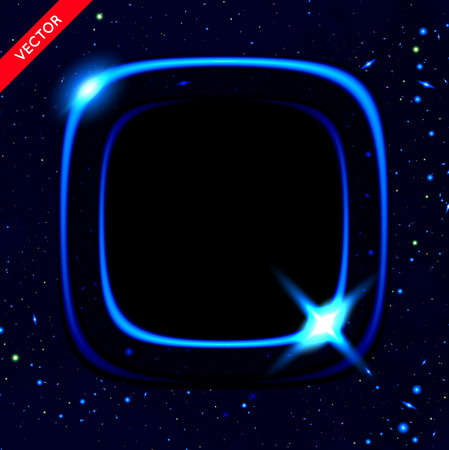Vector Abstract Background with Luminous Swirling Backdrop. Energy Flow.のイラスト素材