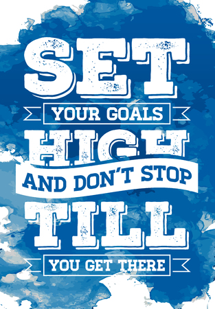 Vector Grunge Concept with Inspiration Phrase for Poster or T-shirt. Creative Motivation Quote.のイラスト素材