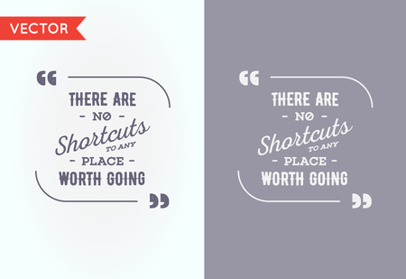 Typographic Quote Template Bubble. Template Vector Quote Set. Trendy Colors.のイラスト素材