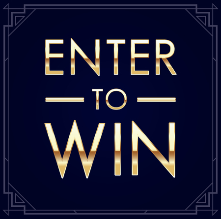 Enter to Win Vector Sign, Win a Prizeのイラスト素材