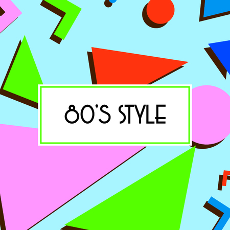 Retro vintage 80s or 90s fashion style abstract pattern background. Good for textile fabric design, wrapping paper and website wallpapers. Vector illustration.のイラスト素材