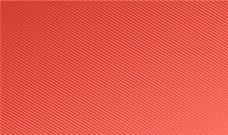 Coral Trendy Color Background with Diagonal Stripes. Vector illustration.
