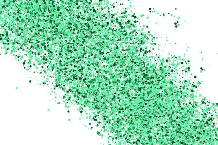 Glitter Eye Makeup Texture Isolated On White. Amber Particles Color. Celebration Background. Bright Explosion Of Confetti. Vector Illustration.のイラスト素材