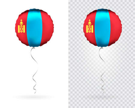Balloons in Vector as Mongolia National Flagのイラスト素材