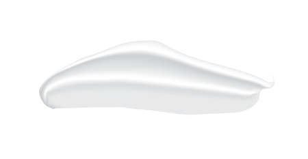 Cosmetic Cream Creme Smear Isolated on Background. Can be used separately. Vector.のイラスト素材