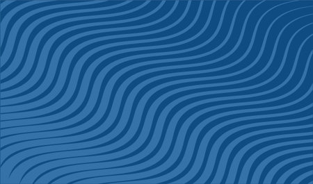 Classic Blue Trendy Color Background with Stripes. Vector Illustration.のイラスト素材