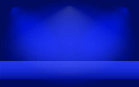 Empty vector abstract mock up 3D stage studio background for product display. Showroom shoot render.のイラスト素材