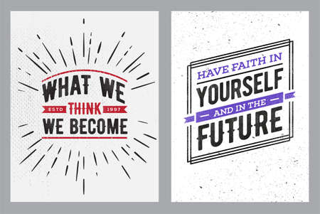 Remark Quote Template. Template for T-shirt, Poster Print.のイラスト素材