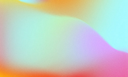 Gradient background with retro grainy film texture. Blurred chroma background. Vintage Noise Effect.