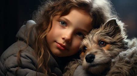 Adorable rescue pets finding their home of comfort in loving families, advocating for animal welfare.の素材