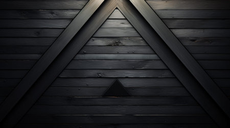 Panoramic black metal background and texture.の素材