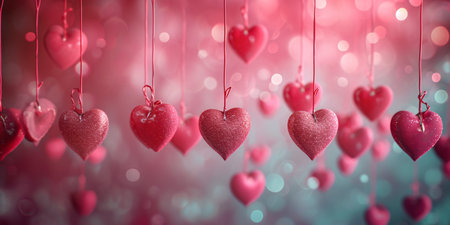 Valentine's Day backdrop.の素材