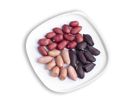 peanut with three colorの写真素材