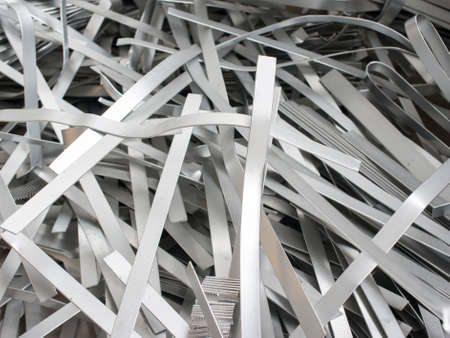 Scrap metal aluminumの写真素材