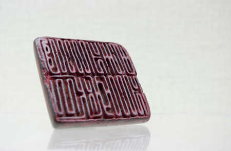 Khitan was an ancient vanished nationality in China. This seal was made at the Liao dynasty (907-1125 AD) by cuprum.のeditorial素材