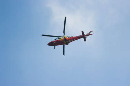 The helicopter of CCTVのeditorial素材