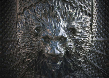 Lion fountainの写真素材