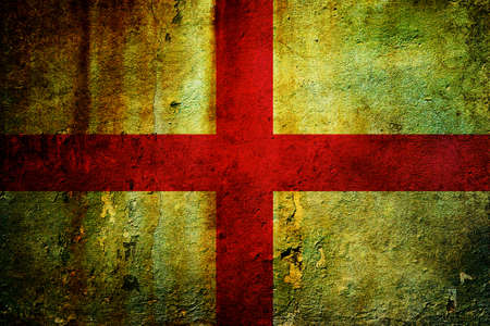 An old grunge flag of England stateの写真素材