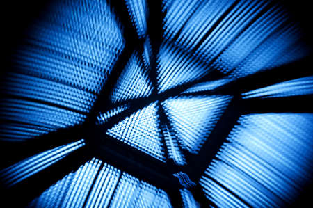 A blue abstract image of top of a palaceの写真素材