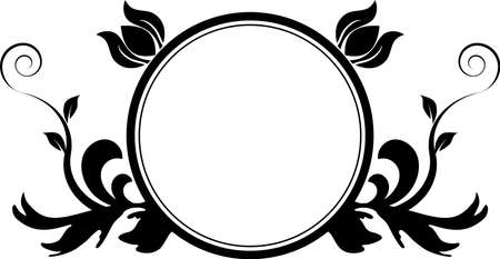 A circular frameのイラスト素材