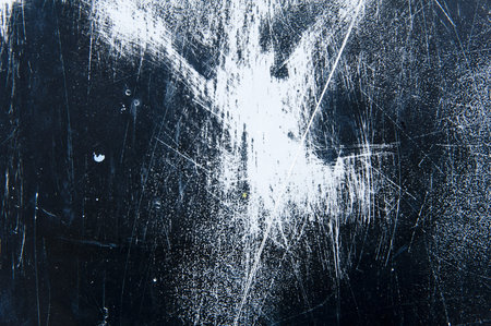 A black and white grunge wall textureの写真素材