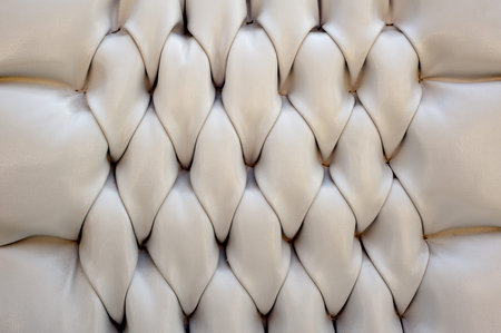 Luxury white fabric texture on an old sofa