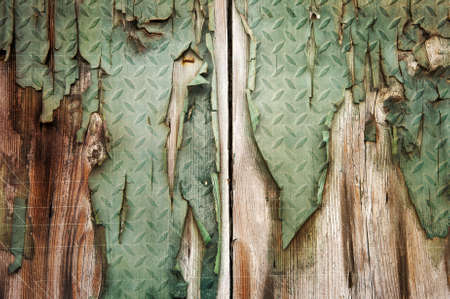 Old grunge wood panels used as backgroundの写真素材