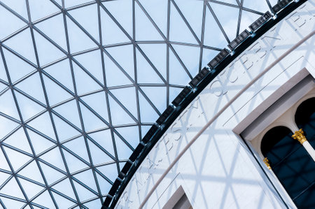 Great Court of the british Museumのeditorial素材
