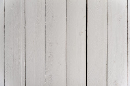 White wood plank wall texture for your backgoundの写真素材