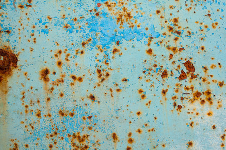 Grunge blue metal rusted texture for your background
