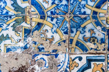Tipical colorful azulejo for your backgroundの写真素材