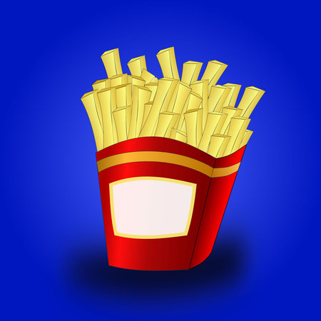  french fries with copyspace