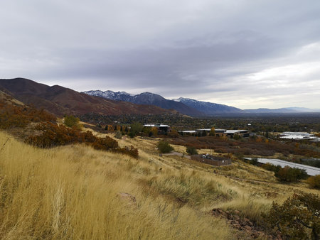 View of the mountains from Living Room Trailhead hike, Utah, United States