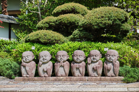 Kyoto, Japan. April 20, 2023: Exterior view of Reigen-in Temple in Kyoto, Japan.のeditorial素材