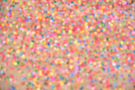 Blurred confetti on the floor background. Party concept.の写真素材