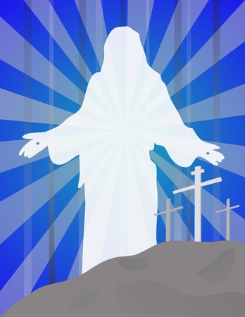 Easter - Blueのイラスト素材