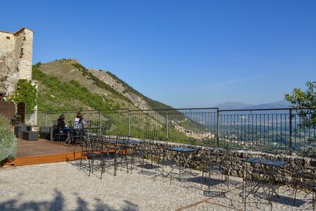 Scenic sight in Tagliacozzo, province of L'Aquila, Abruzzo, Italy.の写真素材