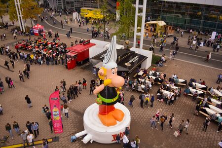 Frankfurt, Germany October outdoor area of the Frankfurt Book Fair