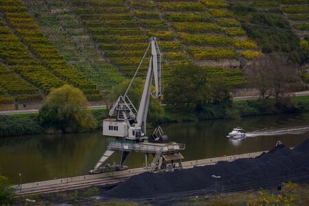 Coal fired power station in Walheim, Germanyの写真素材